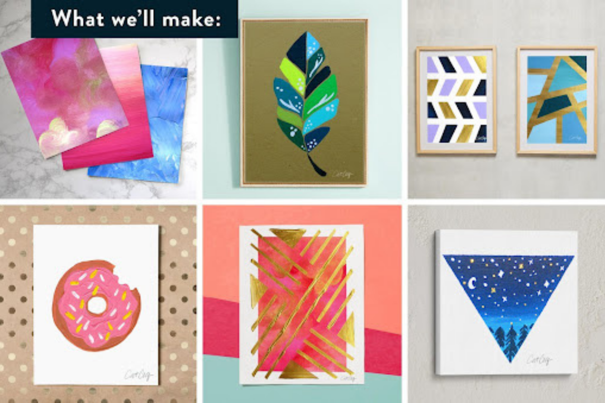 Easy abstract painting deals